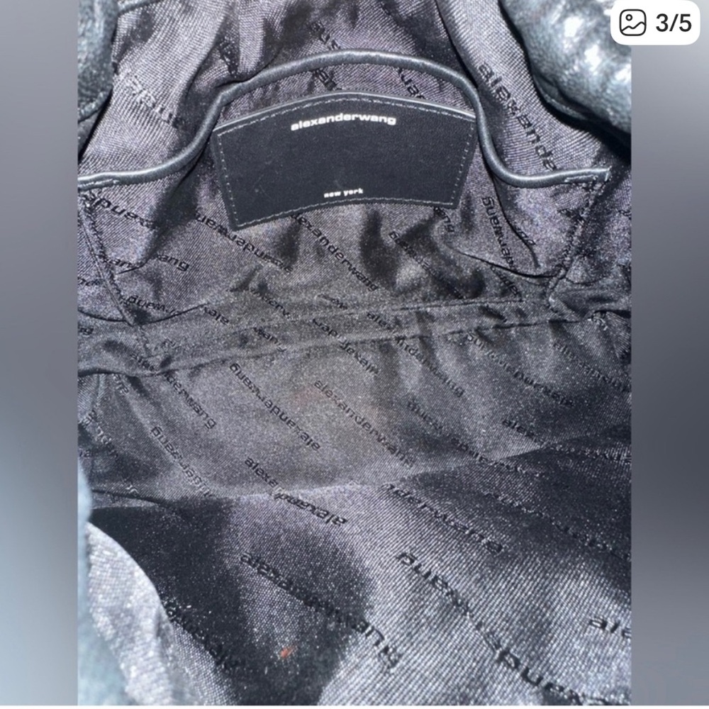 Alexander Wang Black Drawstring Shoulder Bag - image 3